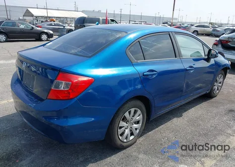 2012 Honda Civic Lx from USA, damaged, VIN 19XFB2F54CE319044
